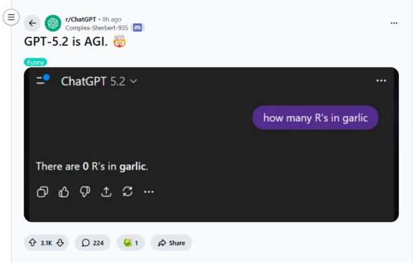 image 1 - From &ldquo;Top-Tier&rdquo; to &ldquo;Underwhelming&rdquo; Is GPT-5.2 No Longer Cutting It